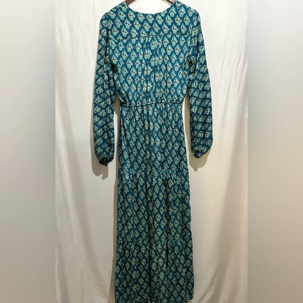 Karma Highway Maxi Dress One Size Womens Long Sleeve Boho Flowy - Picture 2 of 9